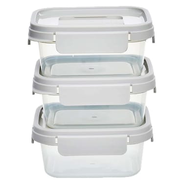 طقم علب حفظ طعام لوك اند لوك - 500 مل - 3 قطع