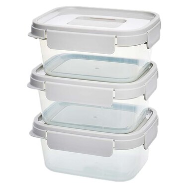 Lock and Lock Food Containers Set - 920 ml - 3 Pieces
