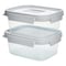 Lock and Lock Food Containers Set - 1.6 Liter - 2 Pieces
