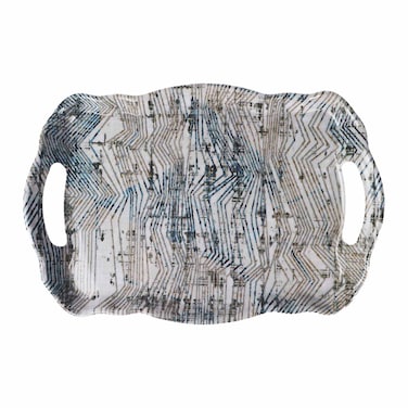 El-Mohandes Galaxy Melamine Tray - 22 * 32 Cm