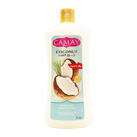 Camay Coconut Shower Gel - 1 Liter