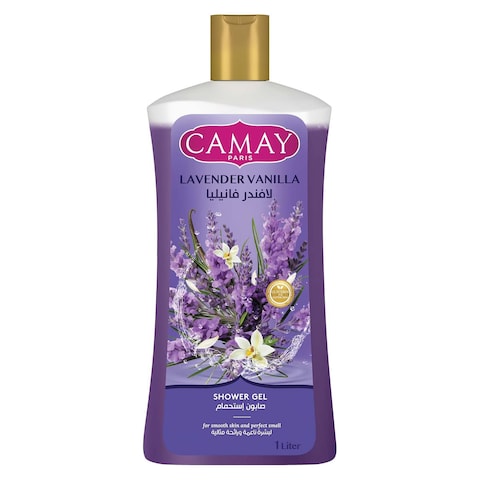 Camay Lavender and Vanilla Shower Gel - 1 Liter