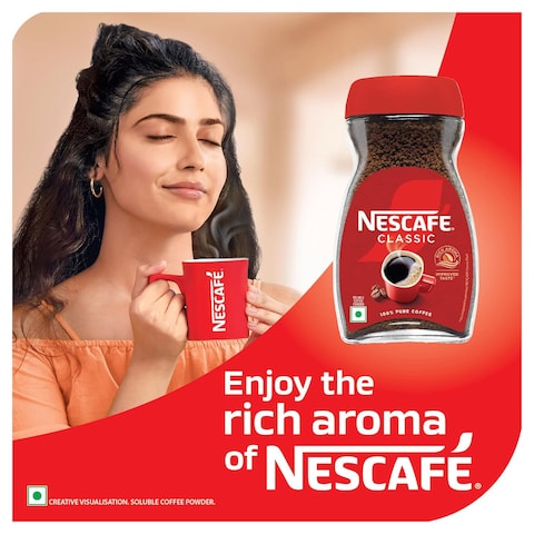 Nescafe Classic Instant Coffee - 190 gm + Free Mug
