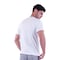 Jil Mens Plain Short Sleeves Round Neck T-Shirt - Small - White - 411206SSM1
