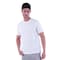 Jil Mens Plain Short Sleeves Round Neck T-Shirt - Small - White - 411206SSM1