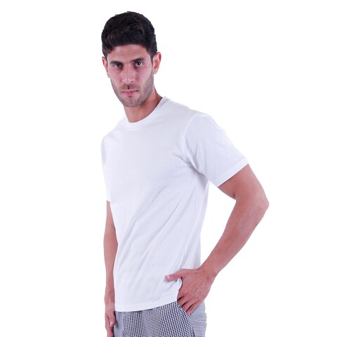 تي شيرت جيل رجالي روند نصف كم - 2 أكس لارج - أبيض - 411206SSM1