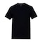 Jil Mens Plain Short Sleeves Round Neck T-Shirt - Small - Black - 411206SSM3