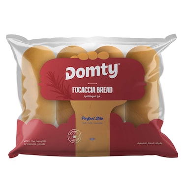 Domty Focaccia Bread - 4 Pieces