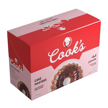 كيك ماسترز كوكس - 20 جرام - 24 عبوة
