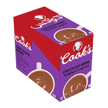 Cooks Chocolate Drink - 20 gm - 12 Pieces
