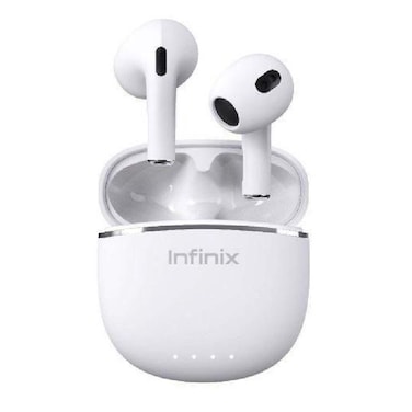 سماعة اذن لاسلكية بلوتوث انفينكس لايت 2 ميكروفون بتقنية ENC - أبيض - XE23