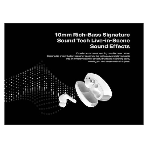 Infinix Wireless Earbuds - White - TWS- XE28