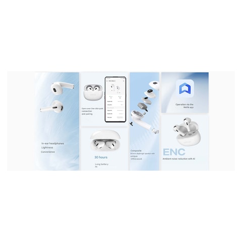 Infinix XBuds 3 Wireless Earbuds - White - XE31