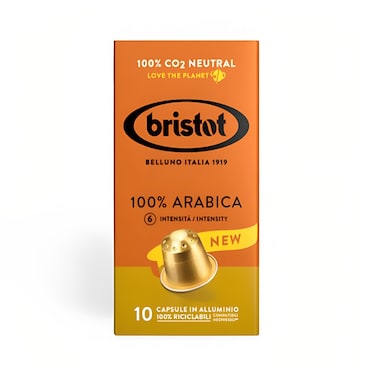 بريستوت 100% قهوة عربية إنسبريسو - 10 كبسولات