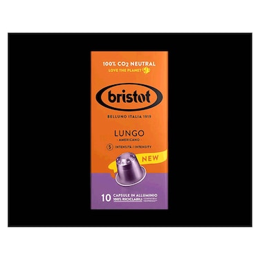 Bristot Lungo Coffee Capsules - 10 Capsules