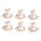 Rosa Porcelain Coffee Set - 12 Pieces