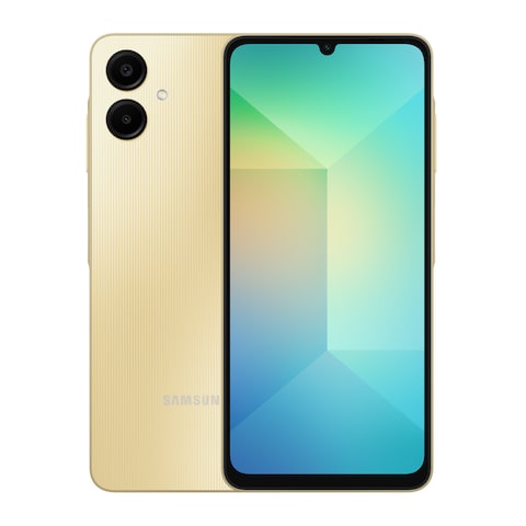 Samsung Galaxy A06 - 6.7-inch 128GB/6GB Dual SIM 4G Smartphone - Gold