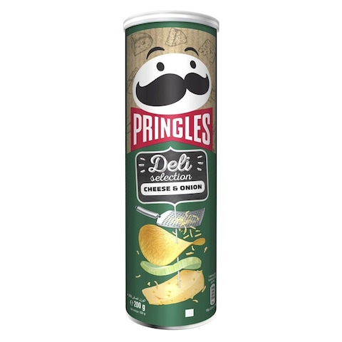 Pringles Deli Cheese and Onion Potato Chips - 200 gram