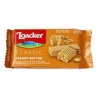 ويفر لواكر كلاسيك بزبدة الفول السوداني - 45 جرام