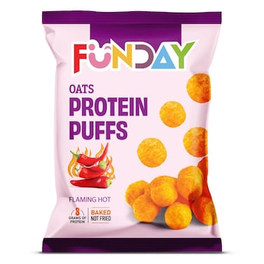 بروتين بافس فانداي بطعم حار نار - 40 جرام