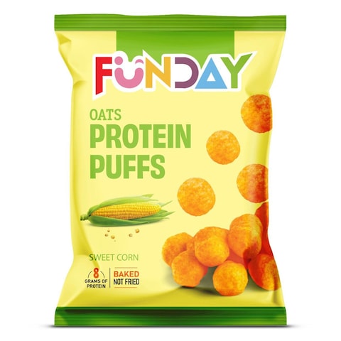 Funday Sweet Corn Protein Puffs - 40 gram