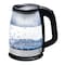 Barker Pyrex Kettle 1500W - 2.2 Liters