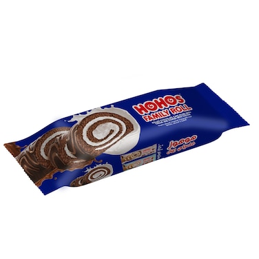 كيكة الشوكولاتة هوهوز فاميلي رول بحشو الكريمة