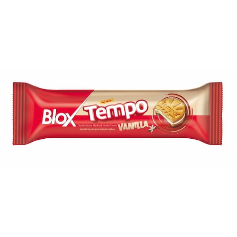 Tempo Dark Biscuits Filled with Vanilla - 36 gm