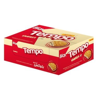 بسكويت تيمبو دارك محشو بالفانيليا - 36 جم - 12 قطعة