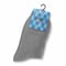 Dice Men Classic Lycra Plain Socks - Grey - DSM4351