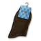 Dice Men Classic Lycra Plain Socks - Brown - DSM4351
