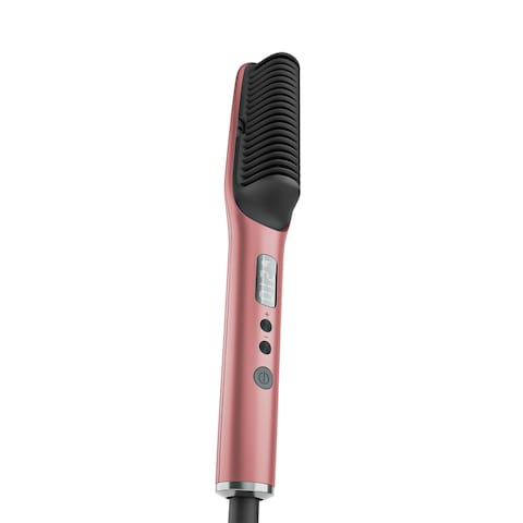 Rush Brush Hair Straightener 210 C - Rose Gold - S2 Elite
