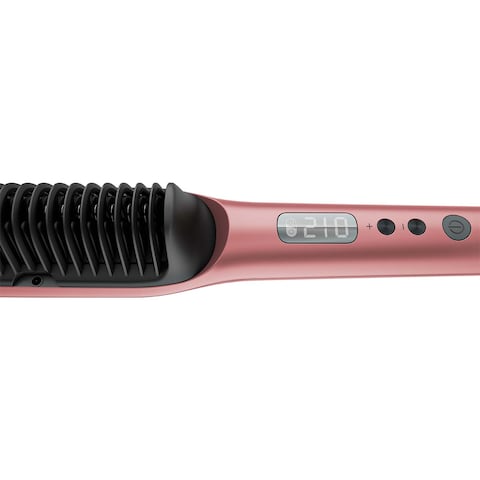 Rush Brush Hair Straightener 210 C - Rose Gold - S2 Elite
