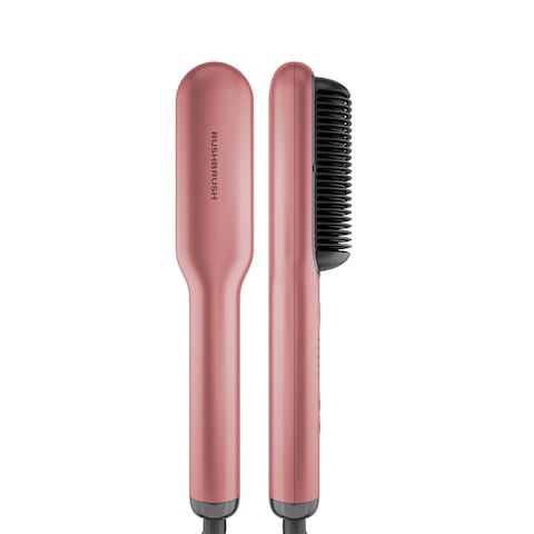 Rush Brush Hair Straightener 220 C - Rose Gold - S2 Pentium