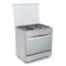 White Point Gas Cooker 90 Cm 5 Burners - Silver - WPGC9060XHSA