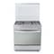 White Point Gas Cooker 90 Cm 5 Burners - Silver - WPGC9060XHSA