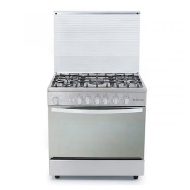 بوتجاز وايت بوينت 90 سم 5 شعلة - فضي - WPGC9060XHSA