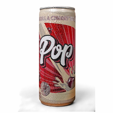 Pop Vanilla Cherry Soft Drink - 250 ml