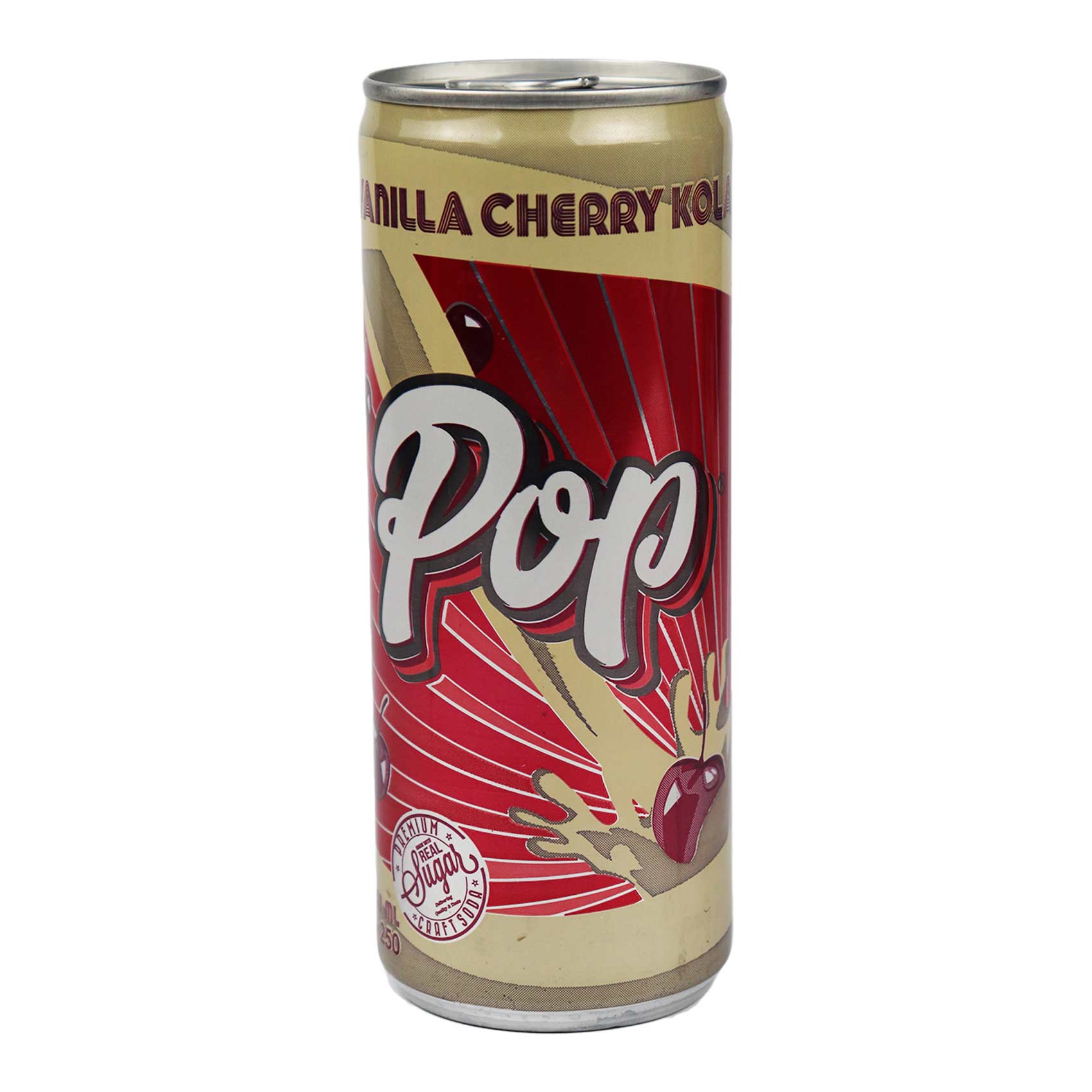 Pop Vanilla Cherry Soft Drink – 250 ml Pop Vanilla Cherry Soft Drink – 250 ml