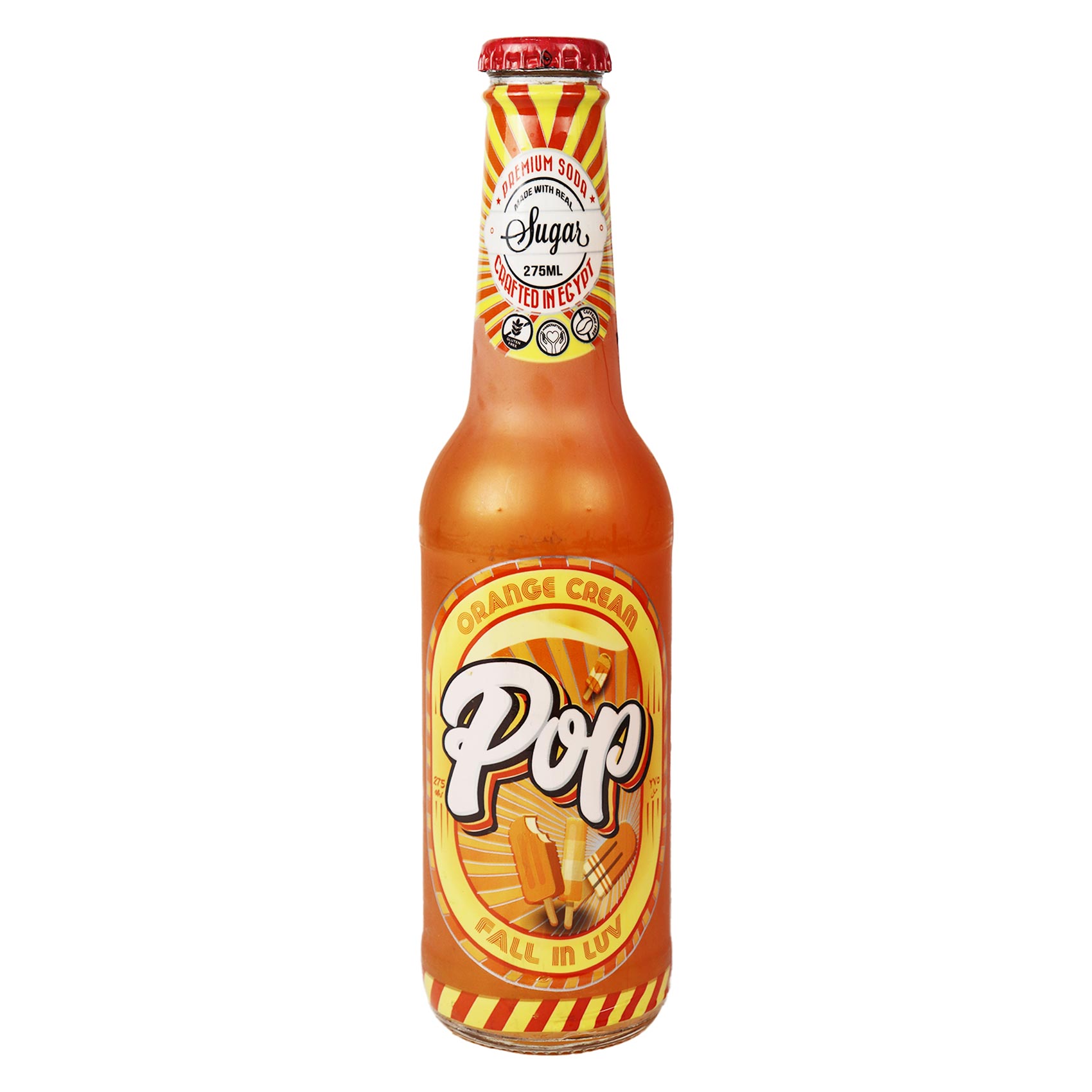Pop Orange Cream Soft Drink – 275 ml Pop Orange Cream Soft Drink – 275 ml