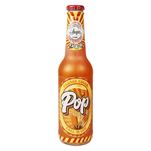 Pop Orange Cream Soft Drink - 275 ml