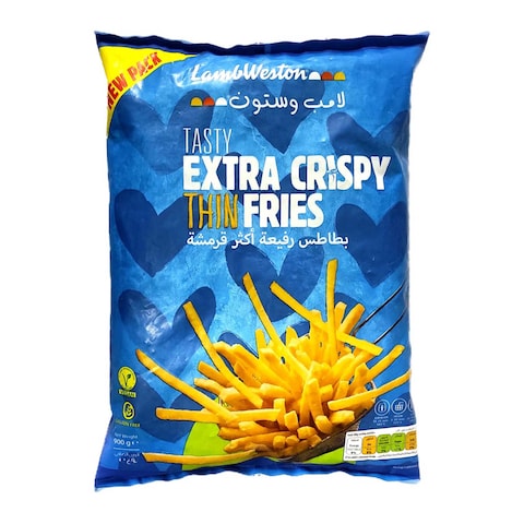Lamb Weston Extra Crispy Thin Fries - 900gm