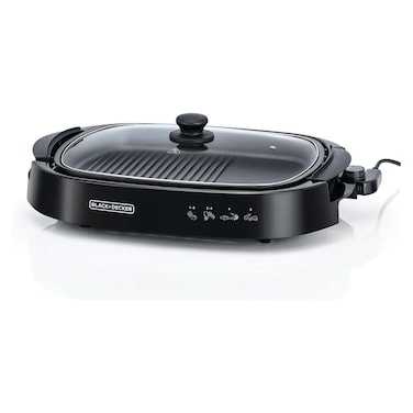 Black + Decker Electric Grill 1500 Watt - Black - &lrm;GH1500