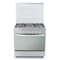 White Point Gas Cooker 5 Burners 80 Cm - Stainless Steel - WPGC8060XHSAN