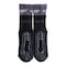 La Collection Non-Slip Terry Socks for Women - Black