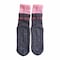 La Collection Non-Slip Terry Socks for Women - Dark Grey