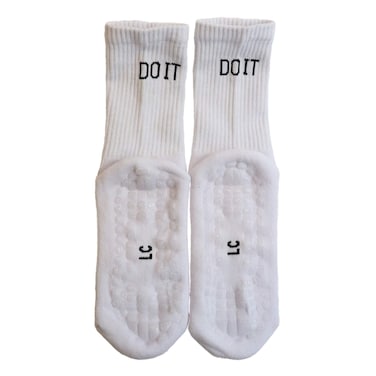 شراب لا كوليكشن دو إت تيري مضاد للانزلاق للنساء - أبيض