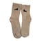 La Collection Full Towel Terry Socks for Women - Beige