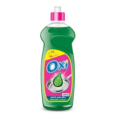 Oxi Green Lemon Liquid Dish Washer - 600 Ml