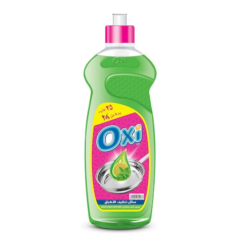 Oxi Lemon Mint Liquid Dish Washer - 600 Ml